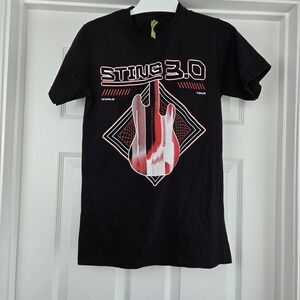 Sting 3.0 City Scape Bass Concert T-shirt World Tour Dates Size‎ S Black Cotton